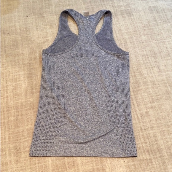 GYMSHARK Steel Blue Vital Seamless Vest / Tank Top - Picture 4 of 6